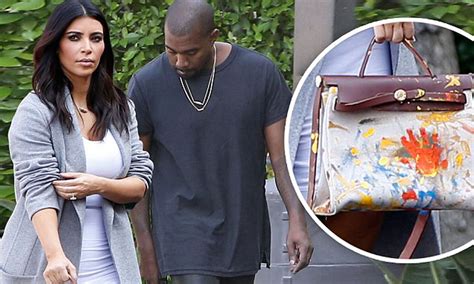 north west painted hermes bag|Kim Kardashian Still Has Hermes Bag North West Painted On In .